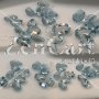 6 x 4mm, Blue Aquamarine Oval