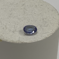 5 x 3.75mm, Blue Tanzanite oval