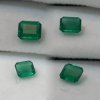 5.25 x 4.75mm, Emerald Emerald