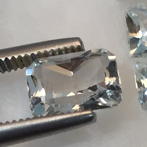 7 x 5mm, Colorless White Topaz Barion [3698]