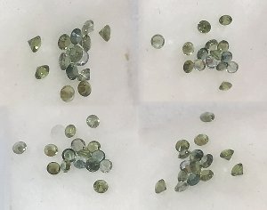 2 mm,Thai Green Sapphire-round [7878]