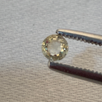 3.5 mm,Thia Yellow Sapphire-round