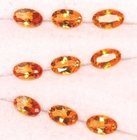 5 x 3mm, Gold Citrine Oval
