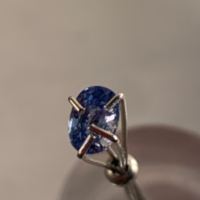 5.5 x 3.75mm, Blue Sapphire Oval