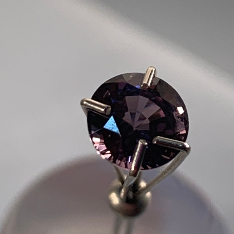 6 mm Purple Spinel Round [4029] - $36.75 | Gemstones at New Directions ...